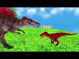 Spinosaurus & Carnotaurus vs All Dinosaurs – Dinosaur Battle Arena #5 🦖