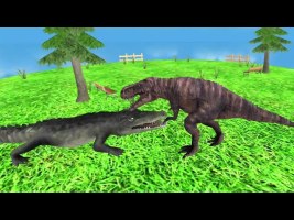 Spinosaurus & Deinosuchus vs All Dinosaurs – Dinosaur Battle Arena #3 🦖