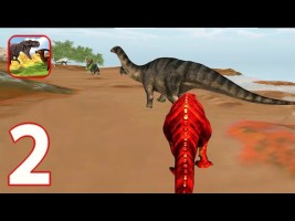 Hungry T-Rex: Island Dinosaur Hunt Android Gameplay #2 Dino Sim 2021