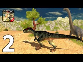 Allosaurus Simulator : Dinosaur Survival Battle 3D Android Gameplay #2 Dino Simulator