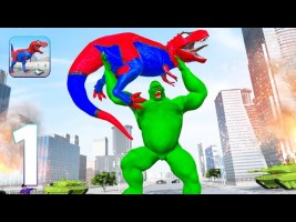 Extreme City Dinosaur Smasher 3D City Riots Android Gameplay