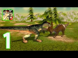 Allosaurus Simulator : Dinosaur Survival Battle 3D Android Gameplay | BEST Dinosaur Games
