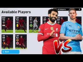 eFootball PES 2021 Mobile ⚽ Android Gameplay #85 Pack Opening / Liverpool / Manchester City