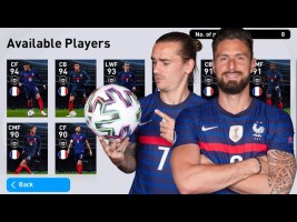 eFootball Pes Mobile 2021 | National Team Selections: Croatia, France – Pack Opening 4K