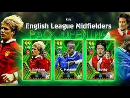 eFootball 2024 Mobile Gameplay  – Pack Opening –  Epic English League Midfielders