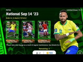 eFootball 2024 Mobile Gameplay  – NEYMAR Pack Opening –  Division 5