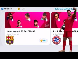 FREE Iconic Moment Messi – Barcelona & Bayern Munich Iconic Pack Opening | eFootball Pes Mobile